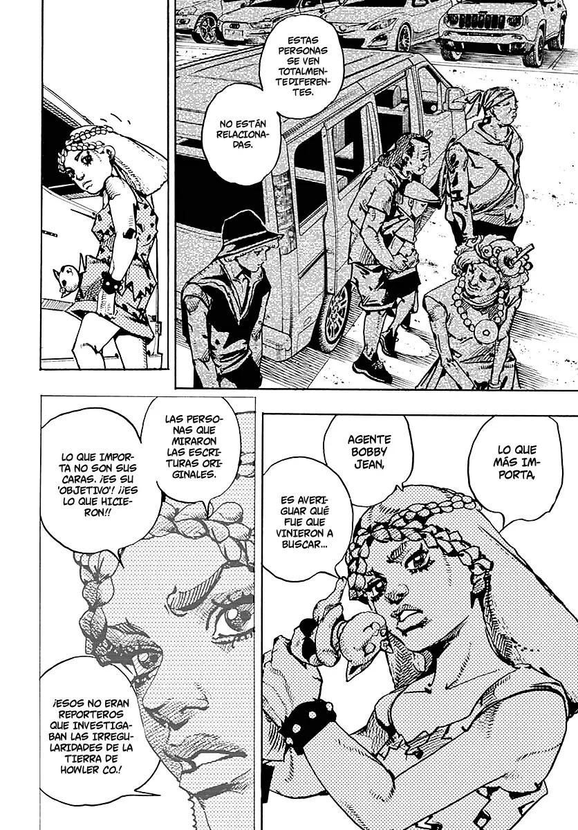 JoJo's Bizarre Adventure Parte 9: The JoJoLands Capitulo 17: Bags Groove, parte 2 página 18