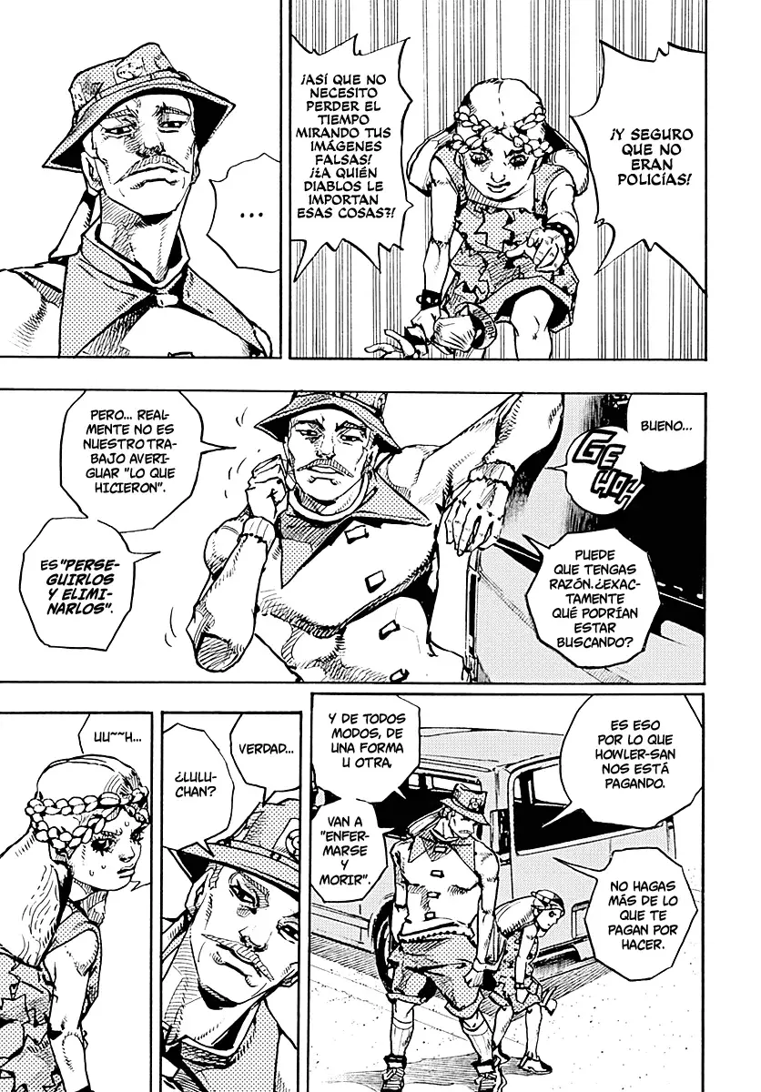 JoJo's Bizarre Adventure Parte 9: The JoJoLands Capitulo 17: Bags Groove, parte 2 página 19