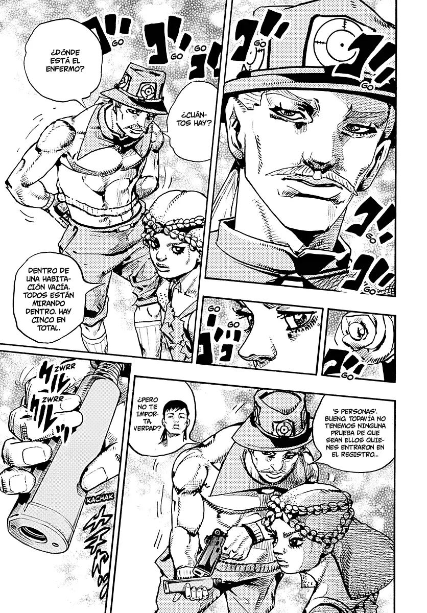 JoJo's Bizarre Adventure Parte 9: The JoJoLands Capitulo 17: Bags Groove, parte 2 página 37