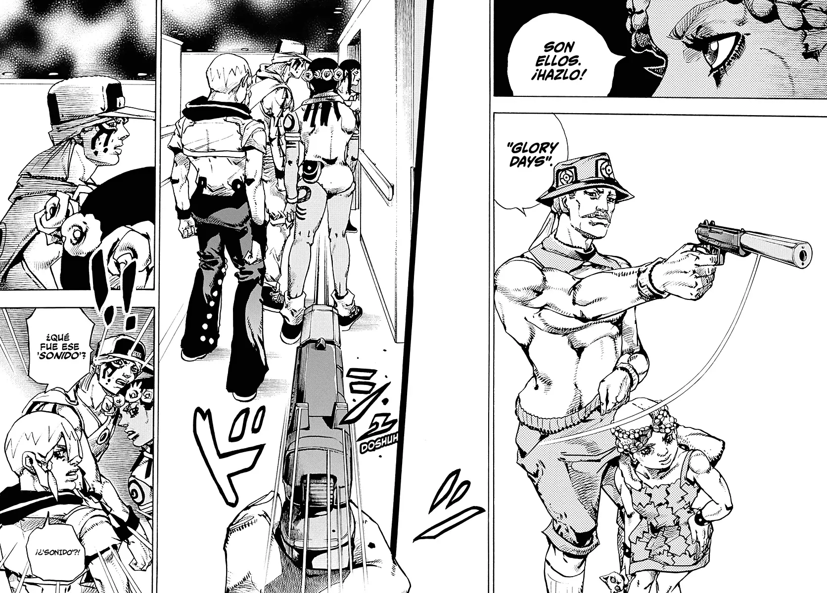 JoJo's Bizarre Adventure Parte 9: The JoJoLands Capitulo 17: Bags Groove, parte 2 página 38