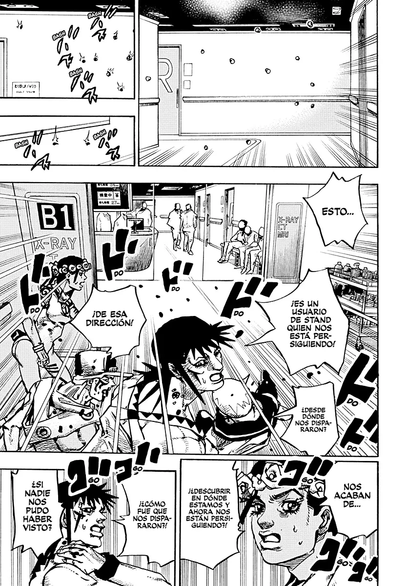 JoJo's Bizarre Adventure Parte 9: The JoJoLands Capitulo 18: El Bags' Groove de la chica, Parte 3 página 13