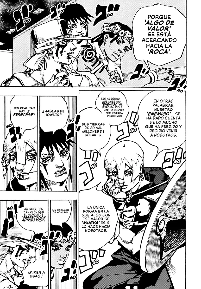 JoJo's Bizarre Adventure Parte 9: The JoJoLands Capitulo 18: El Bags' Groove de la chica, Parte 3 página 15