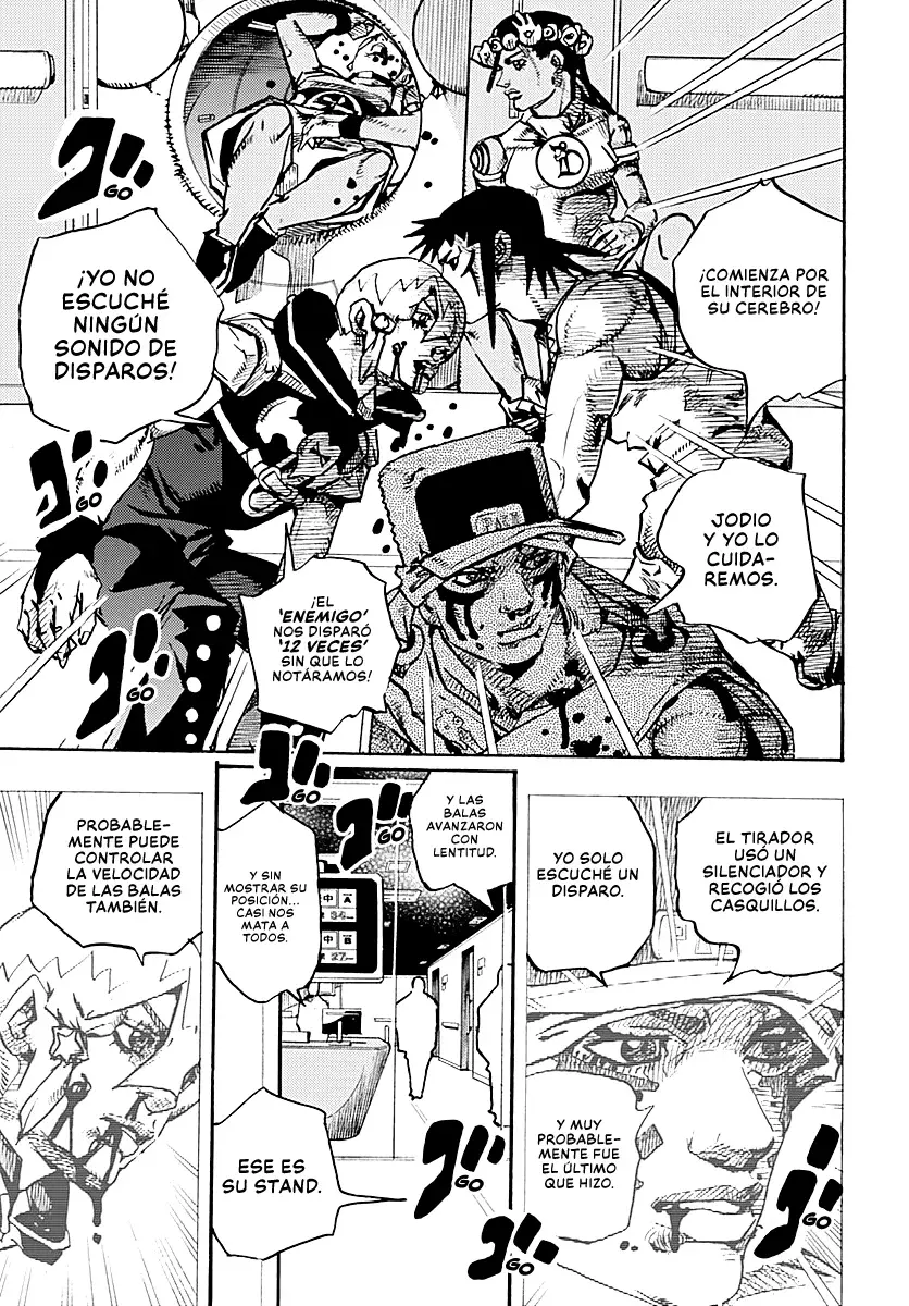 JoJo's Bizarre Adventure Parte 9: The JoJoLands Capitulo 18: El Bags' Groove de la chica, Parte 3 página 17