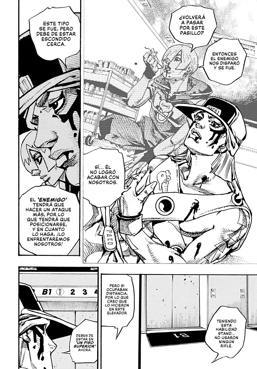 JoJo's Bizarre Adventure Parte 9: The JoJoLands Capitulo 18: El Bags' Groove de la chica, Parte 3 página 18