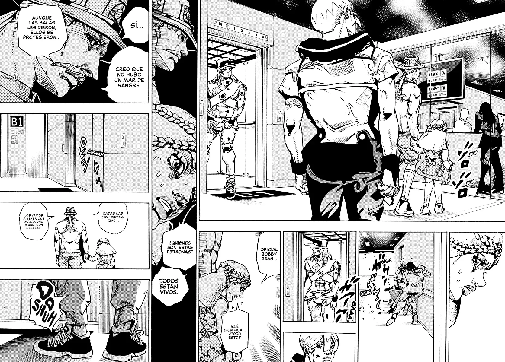 JoJo's Bizarre Adventure Parte 9: The JoJoLands Capitulo 18: El Bags' Groove de la chica, Parte 3 página 27
