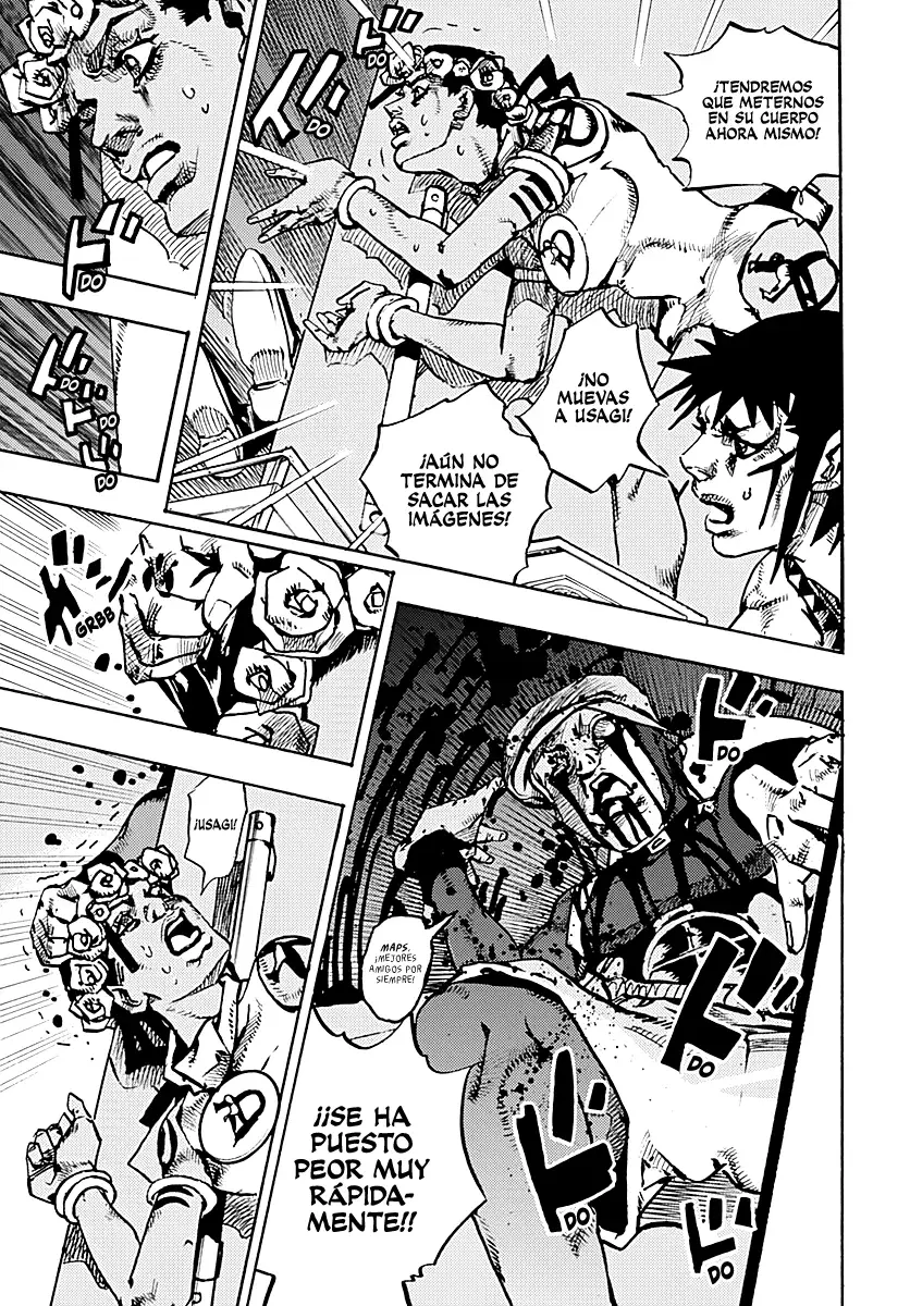 JoJo's Bizarre Adventure Parte 9: The JoJoLands Capitulo 18: El Bags' Groove de la chica, Parte 3 página 33