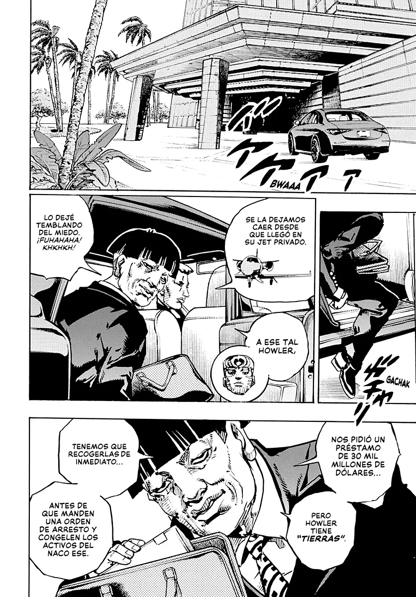 JoJo's Bizarre Adventure Parte 9: The JoJoLands Capitulo 18: El Bags' Groove de la chica, Parte 3 página 34