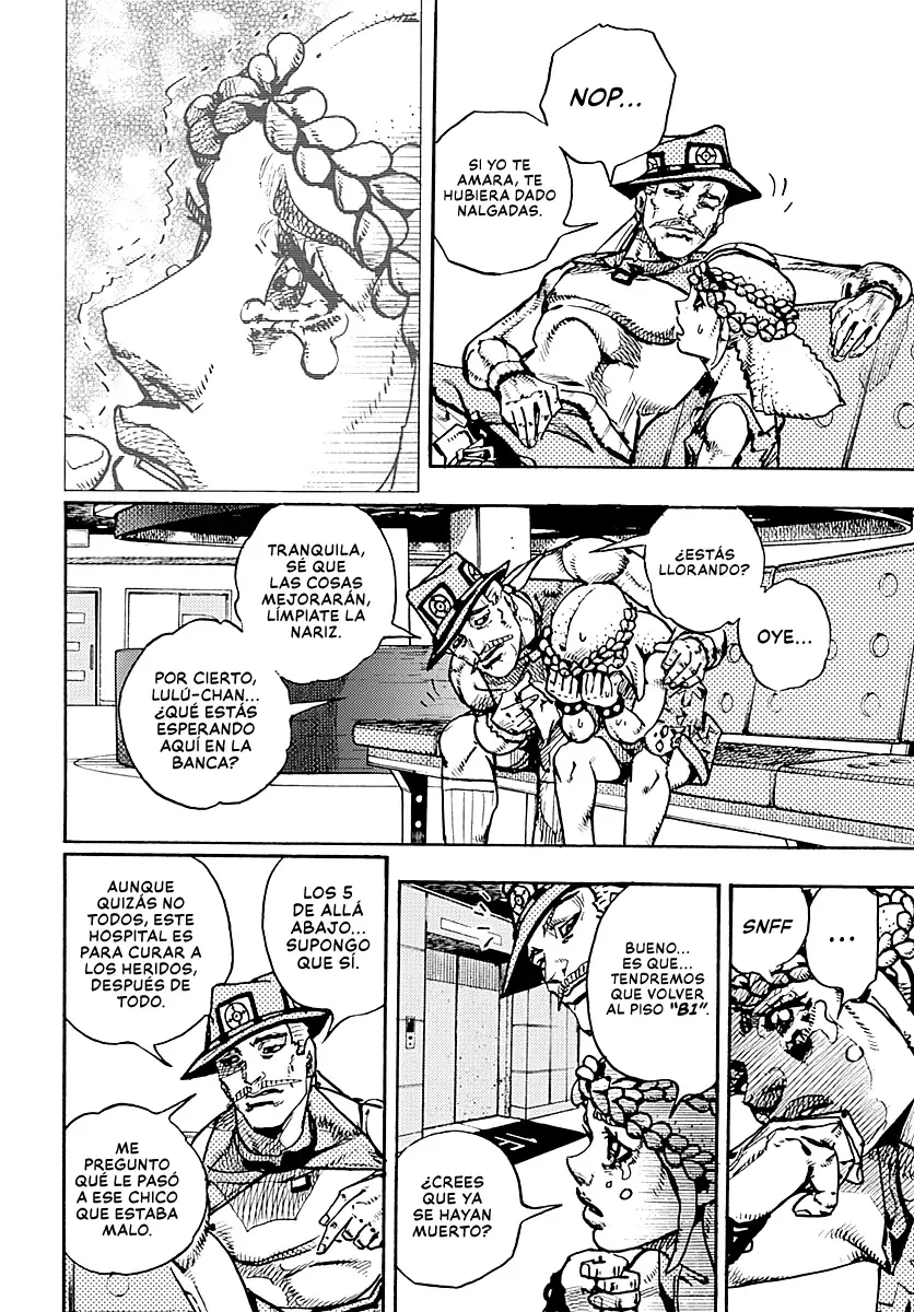 JoJo's Bizarre Adventure Parte 9: The JoJoLands Capitulo 18: El Bags' Groove de la chica, Parte 3 página 6