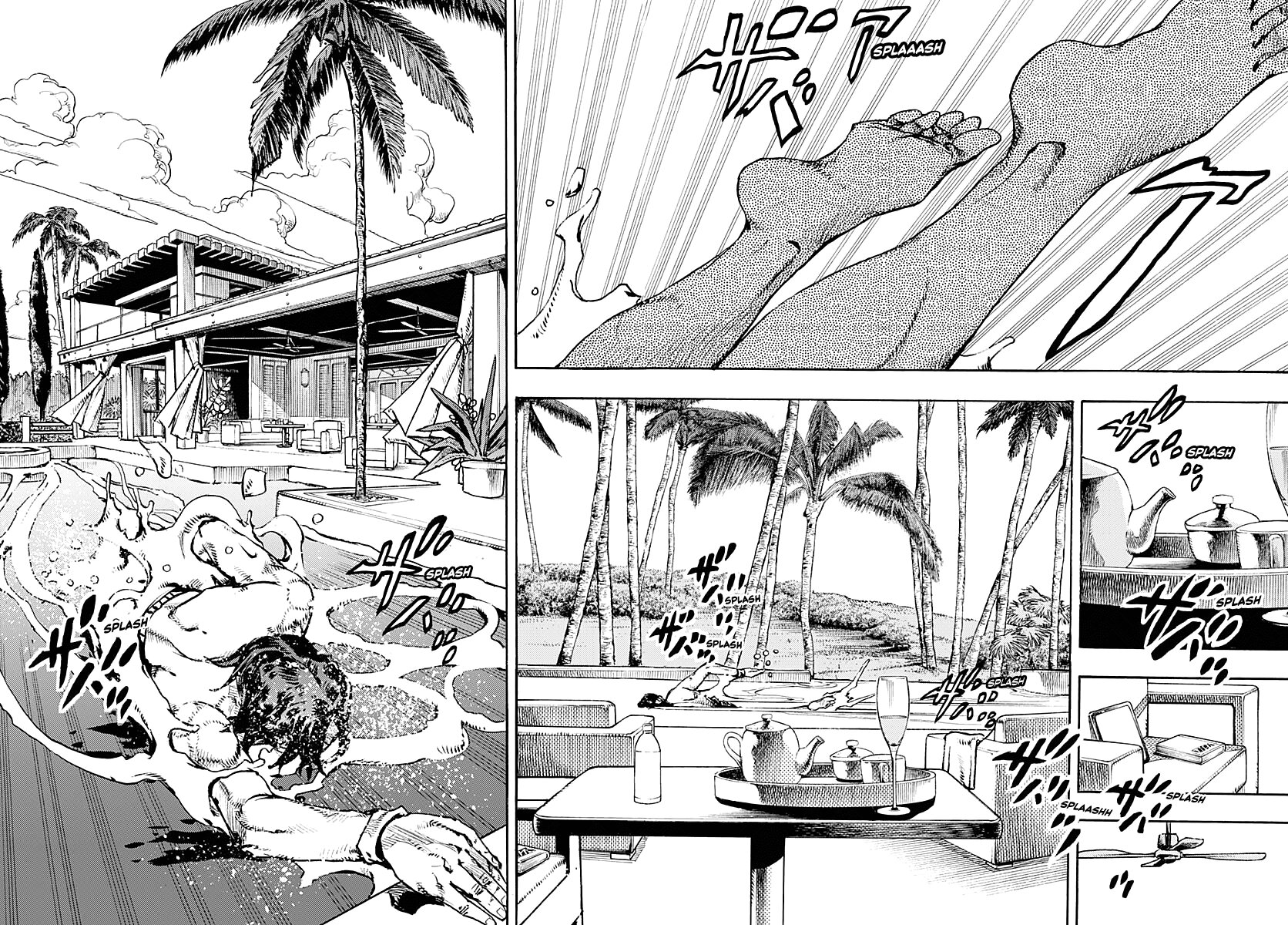 JoJo's Bizarre Adventure Parte 9: The JoJoLands Capitulo 2: South King Street (Calle South King) página 38