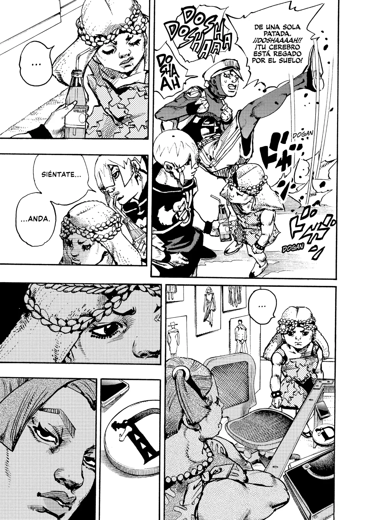 JoJo's Bizarre Adventure Parte 9: The JoJoLands Capitulo 21: Sospechas Criminales de HOWLER página 12
