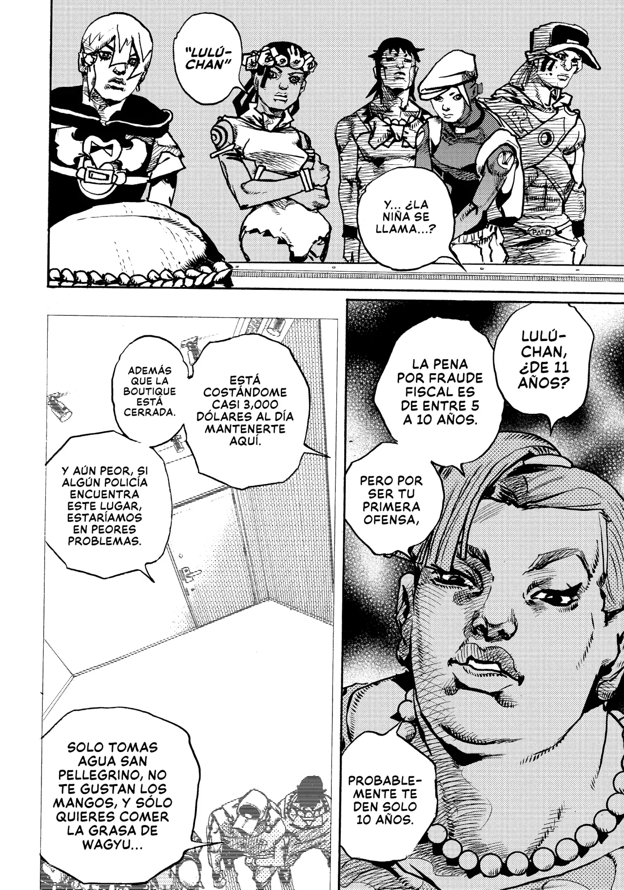 JoJo's Bizarre Adventure Parte 9: The JoJoLands Capitulo 21: Sospechas Criminales de HOWLER página 13