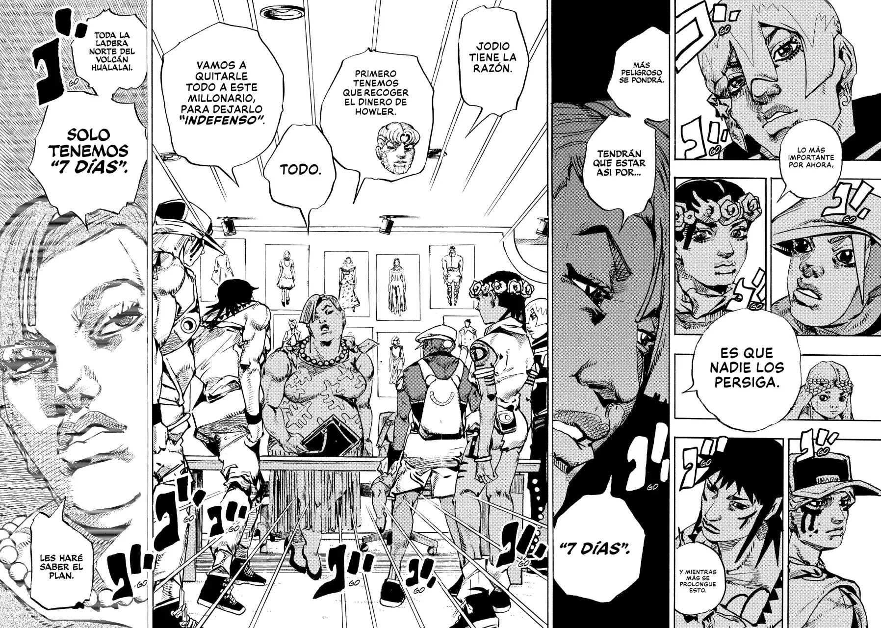 JoJo's Bizarre Adventure Parte 9: The JoJoLands Capitulo 21: Sospechas Criminales de HOWLER página 19
