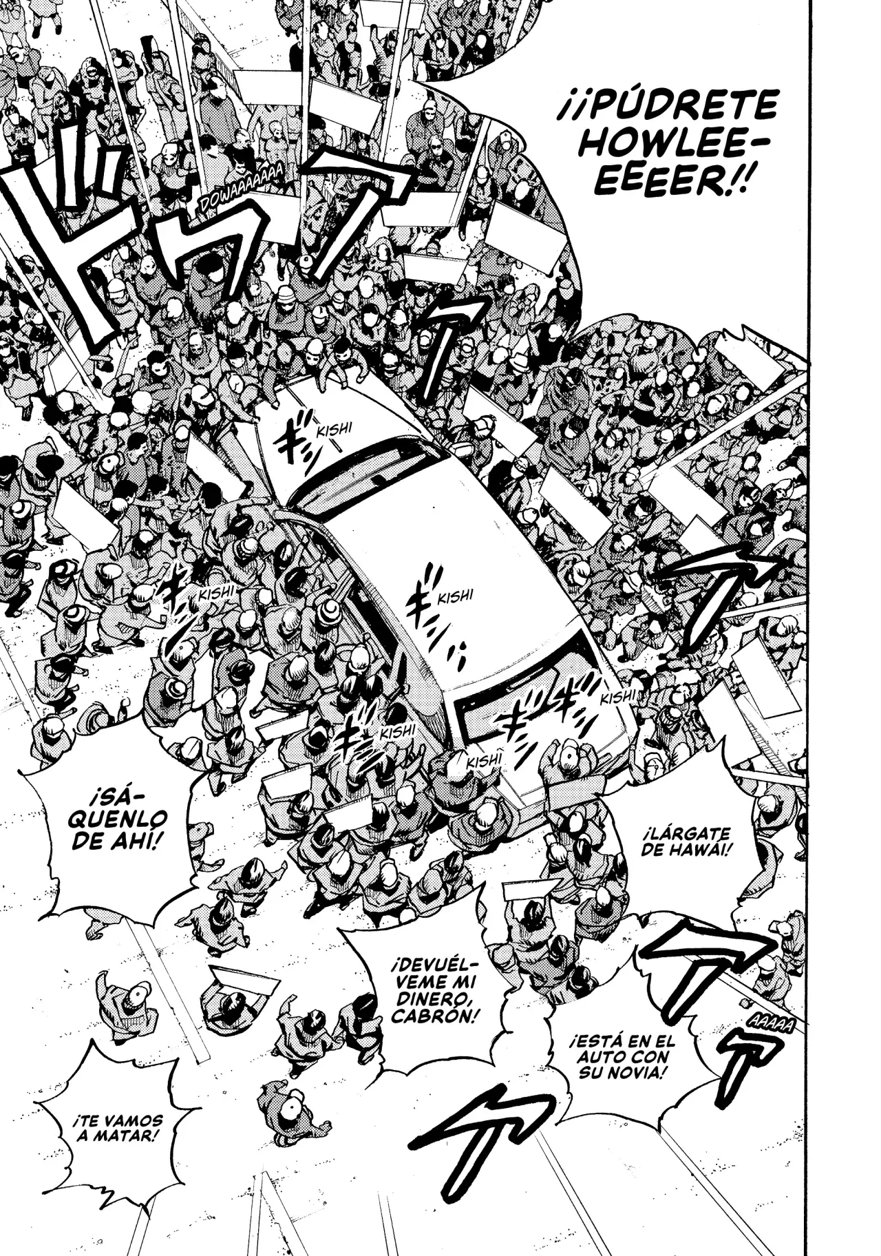 JoJo's Bizarre Adventure Parte 9: The JoJoLands Capitulo 21: Sospechas Criminales de HOWLER página 23