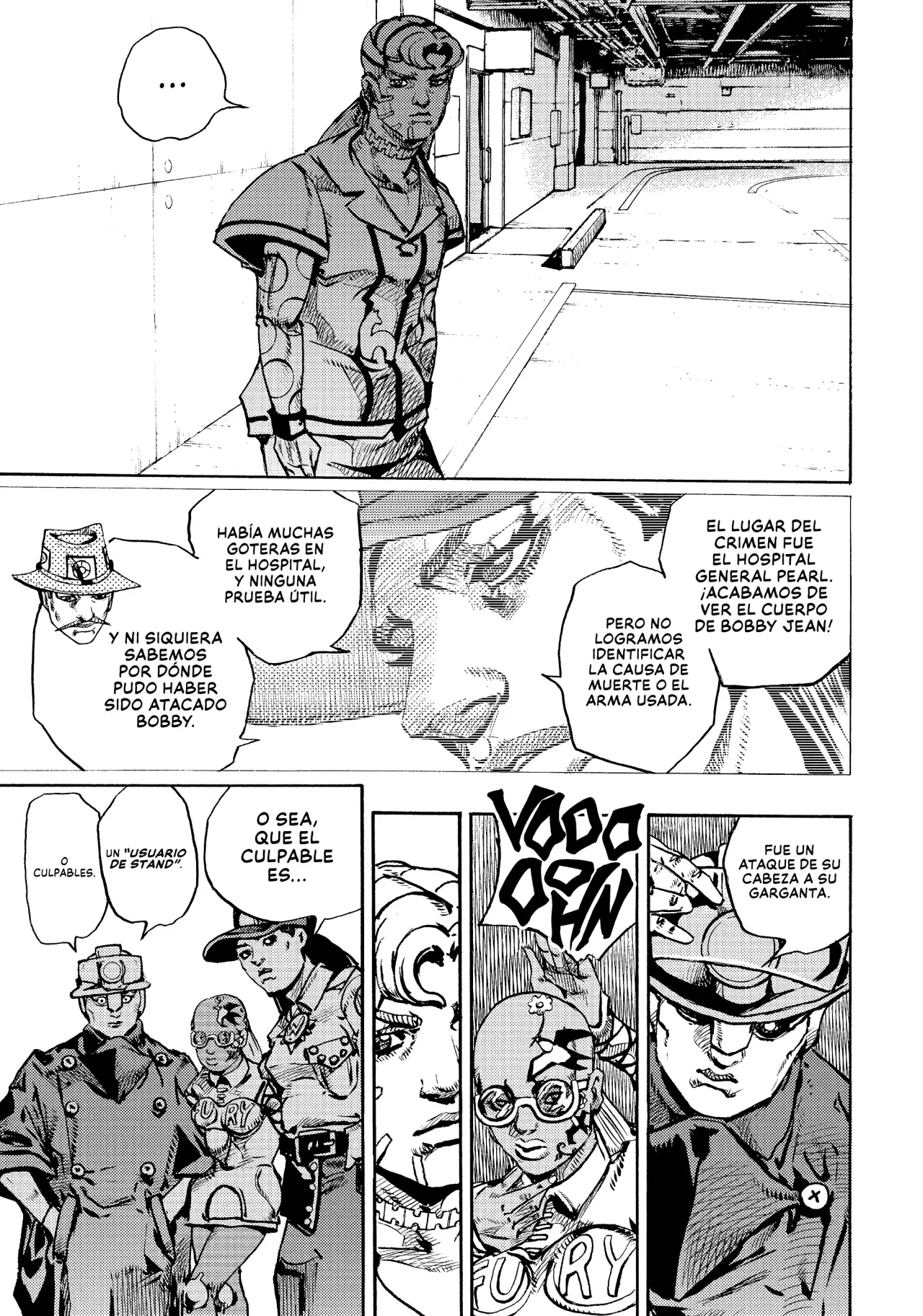 JoJo's Bizarre Adventure Parte 9: The JoJoLands Capitulo 21: Sospechas Criminales de HOWLER página 30