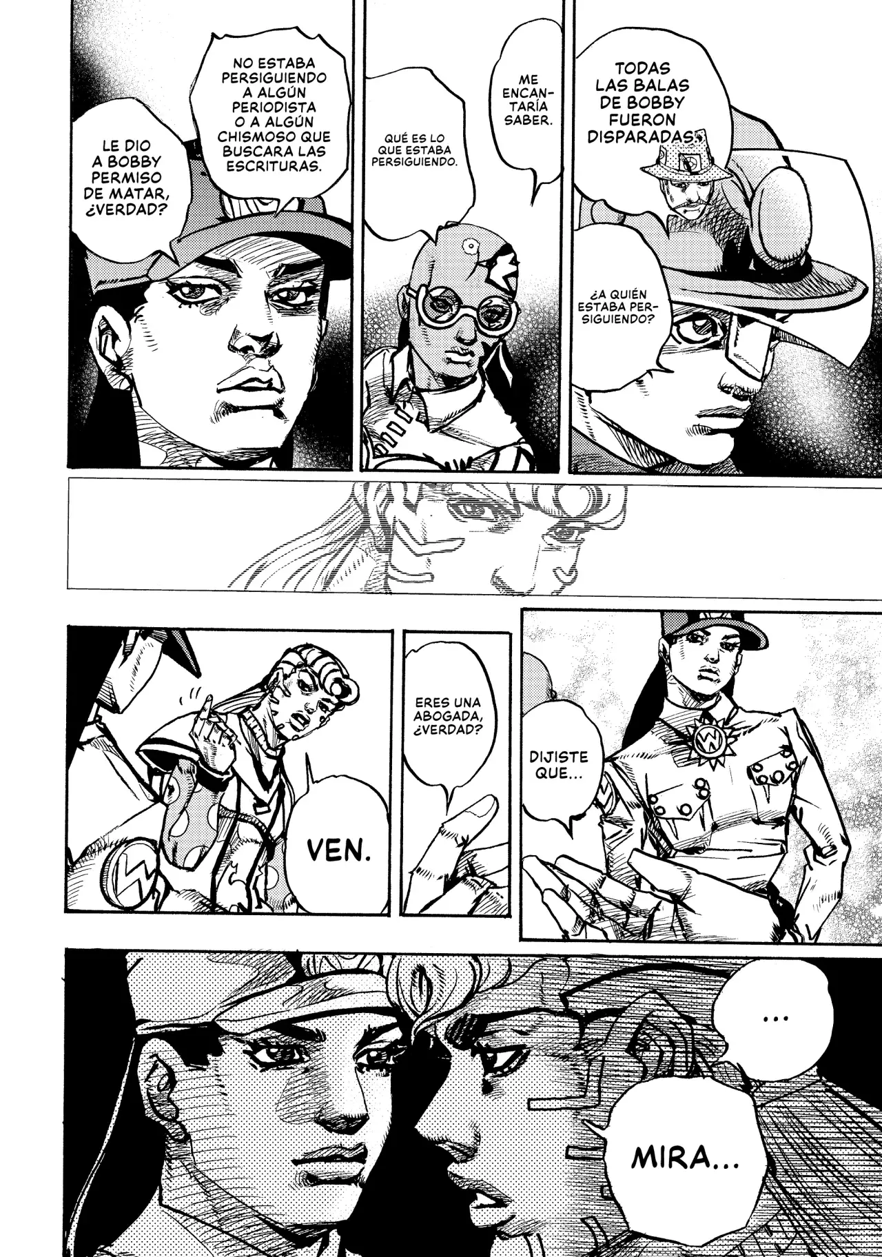 JoJo's Bizarre Adventure Parte 9: The JoJoLands Capitulo 21: Sospechas Criminales de HOWLER página 31