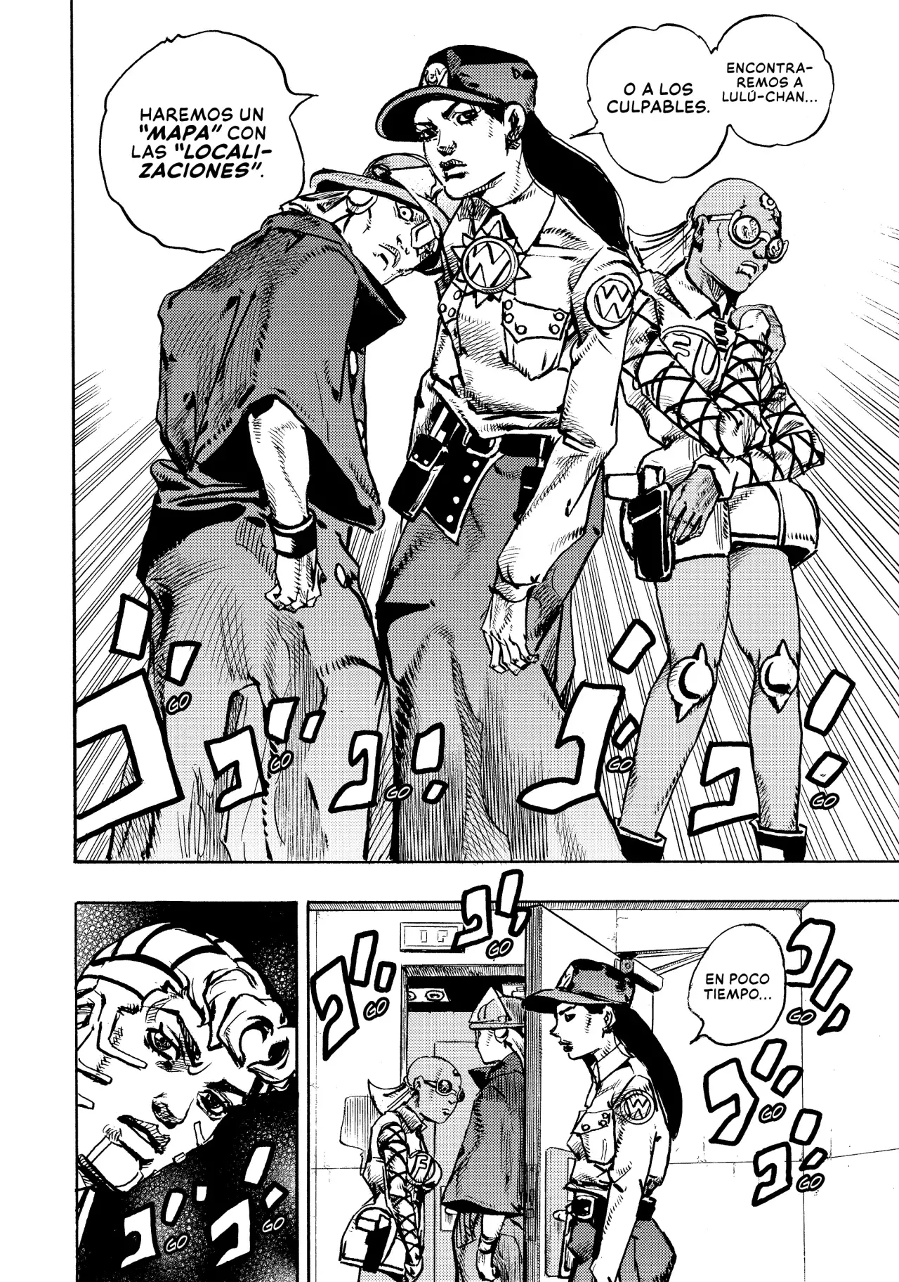 JoJo's Bizarre Adventure Parte 9: The JoJoLands Capitulo 21: Sospechas Criminales de HOWLER página 35