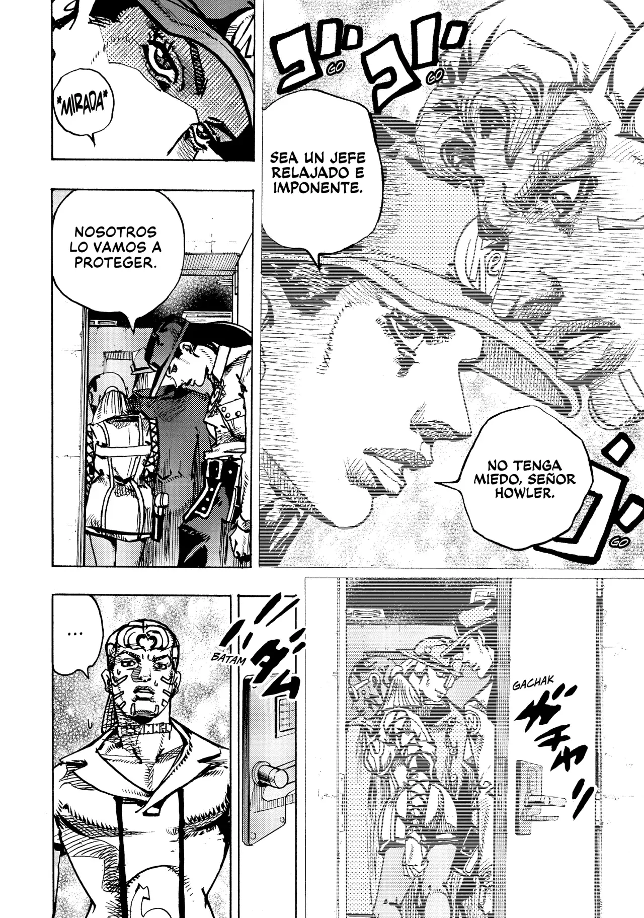 JoJo's Bizarre Adventure Parte 9: The JoJoLands Capitulo 21: Sospechas Criminales de HOWLER página 37