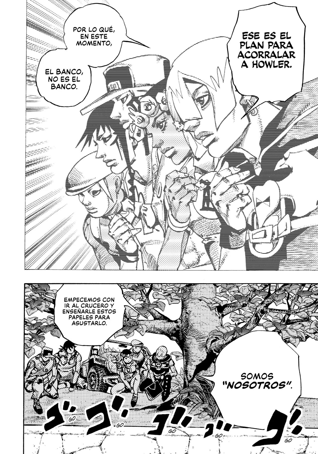 JoJo's Bizarre Adventure Parte 9: The JoJoLands Capitulo 22: Cobrando la deuda de Dolphin Bank: Parte 1 página 11
