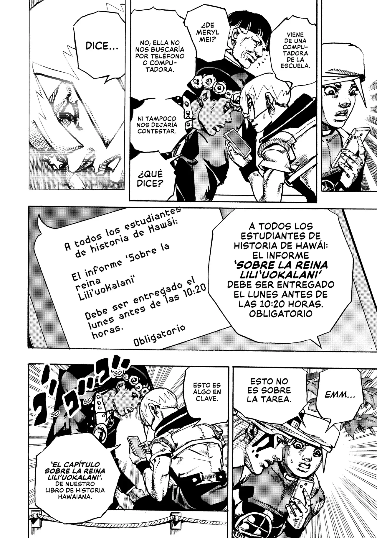 JoJo's Bizarre Adventure Parte 9: The JoJoLands Capitulo 22: Cobrando la deuda de Dolphin Bank: Parte 1 página 17