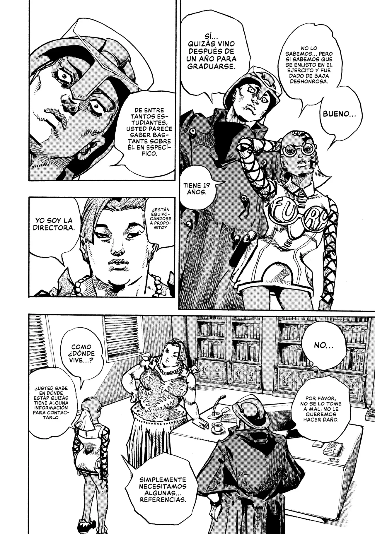 JoJo's Bizarre Adventure Parte 9: The JoJoLands Capitulo 22: Cobrando la deuda de Dolphin Bank: Parte 1 página 22
