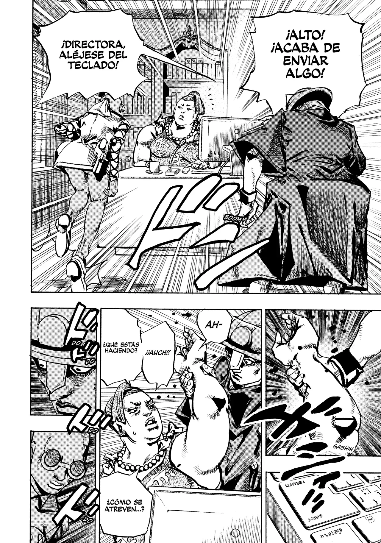 JoJo's Bizarre Adventure Parte 9: The JoJoLands Capitulo 22: Cobrando la deuda de Dolphin Bank: Parte 1 página 27