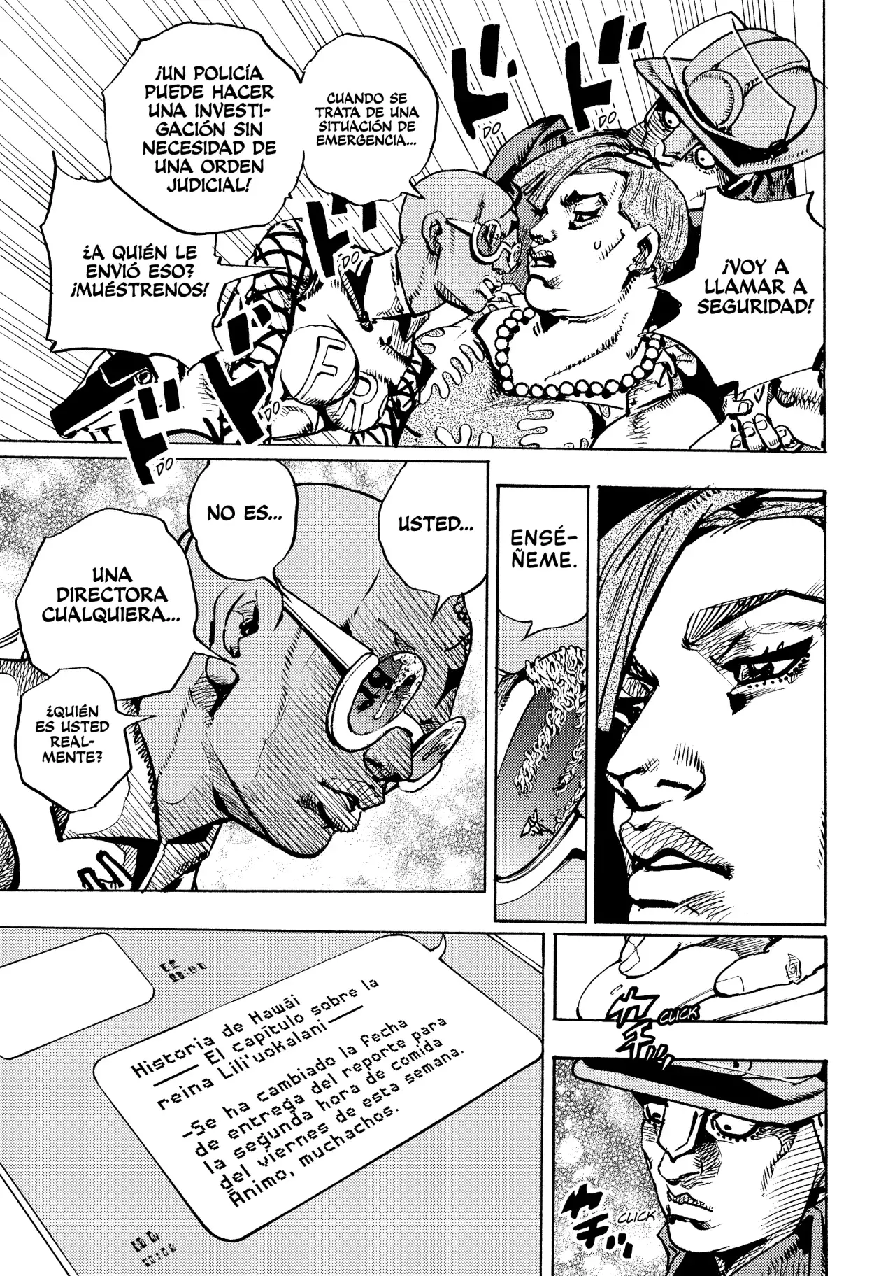 JoJo's Bizarre Adventure Parte 9: The JoJoLands Capitulo 22: Cobrando la deuda de Dolphin Bank: Parte 1 página 28