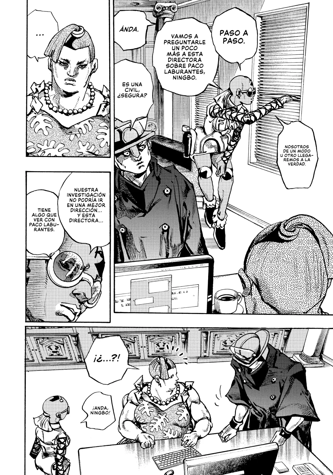 JoJo's Bizarre Adventure Parte 9: The JoJoLands Capitulo 22: Cobrando la deuda de Dolphin Bank: Parte 1 página 31