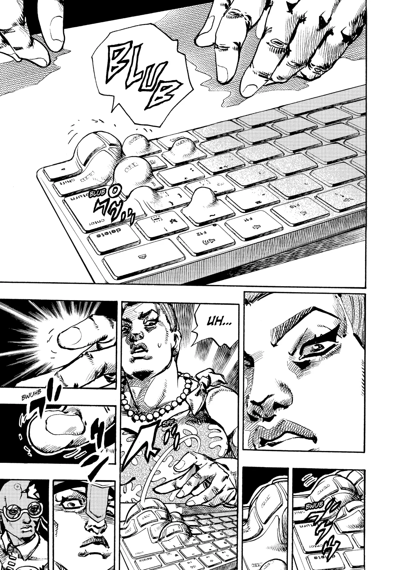 JoJo's Bizarre Adventure Parte 9: The JoJoLands Capitulo 22: Cobrando la deuda de Dolphin Bank: Parte 1 página 32
