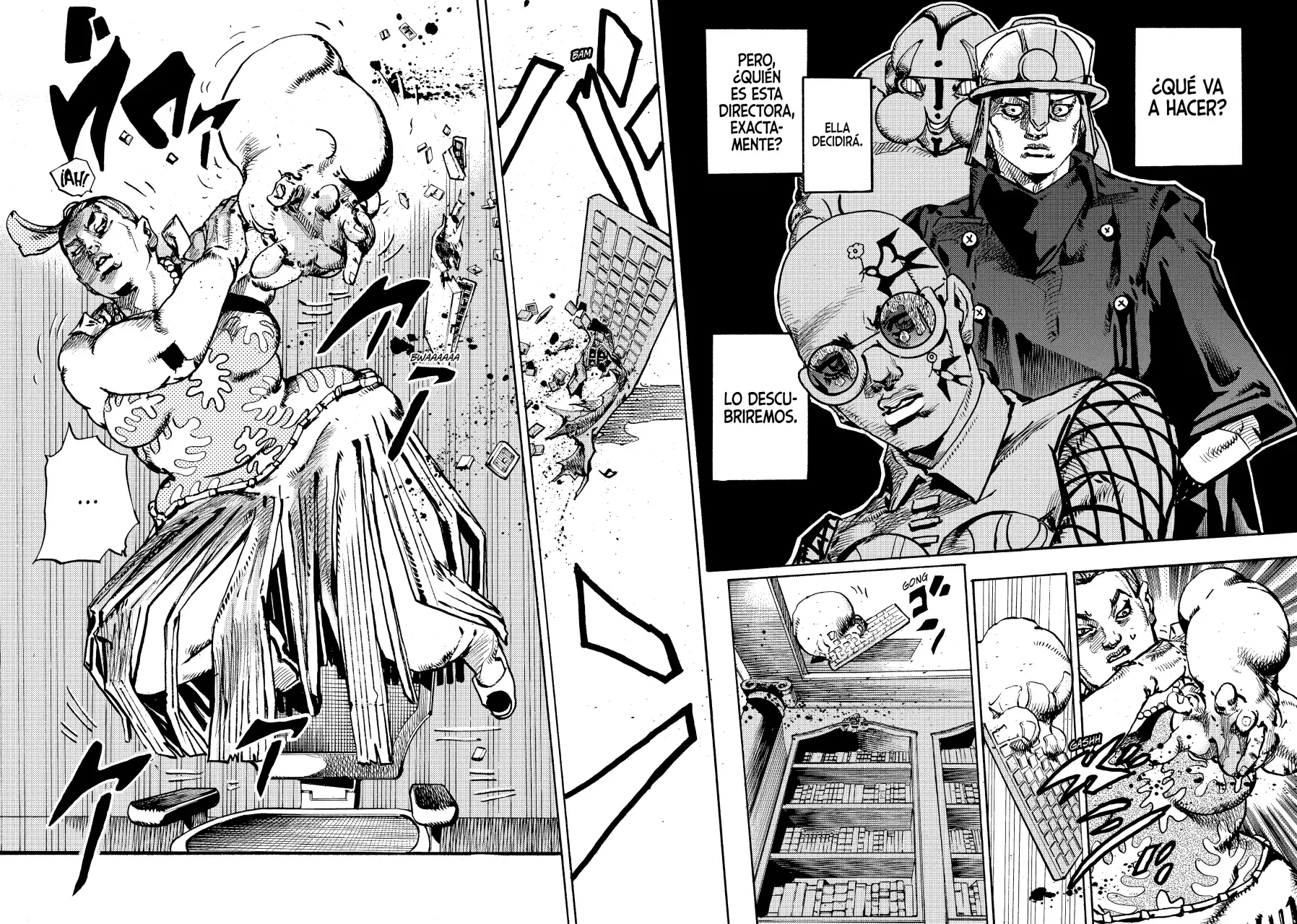 JoJo's Bizarre Adventure Parte 9: The JoJoLands Capitulo 22: Cobrando la deuda de Dolphin Bank: Parte 1 página 34