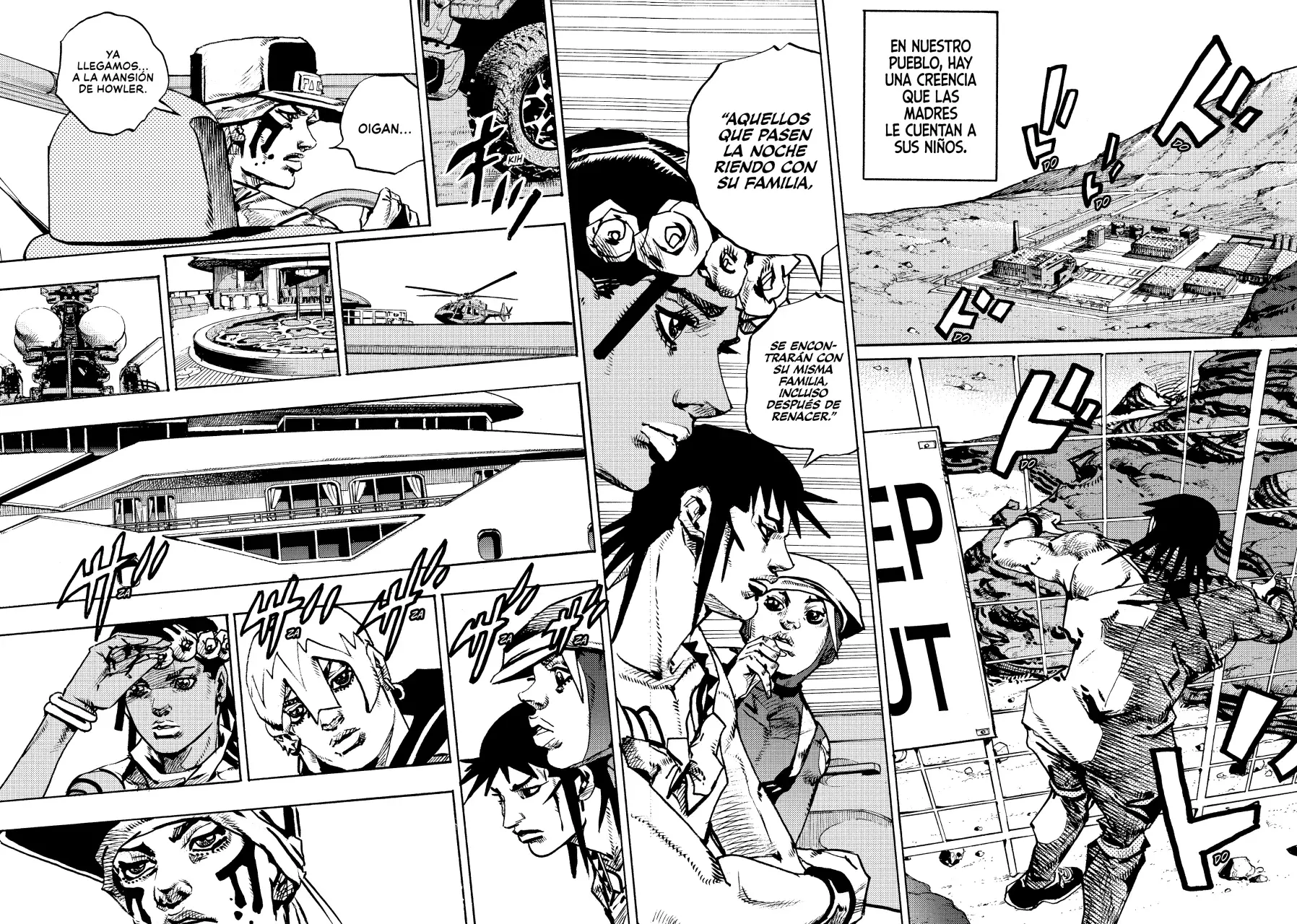 JoJo's Bizarre Adventure Parte 9: The JoJoLands Capitulo 22: Cobrando la deuda de Dolphin Bank: Parte 1 página 7