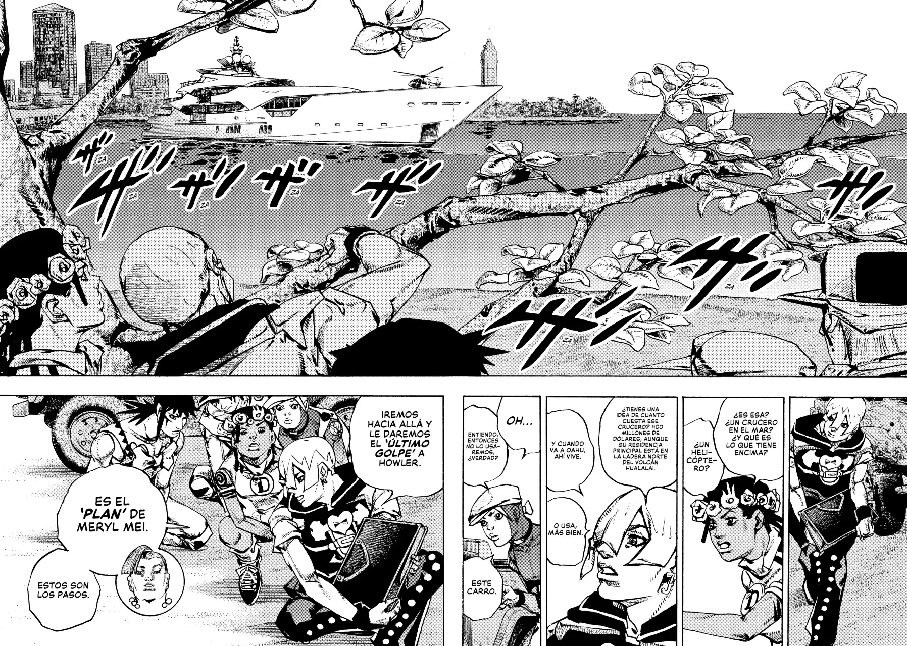 JoJo's Bizarre Adventure Parte 9: The JoJoLands Capitulo 22: Cobrando la deuda de Dolphin Bank: Parte 1 página 8