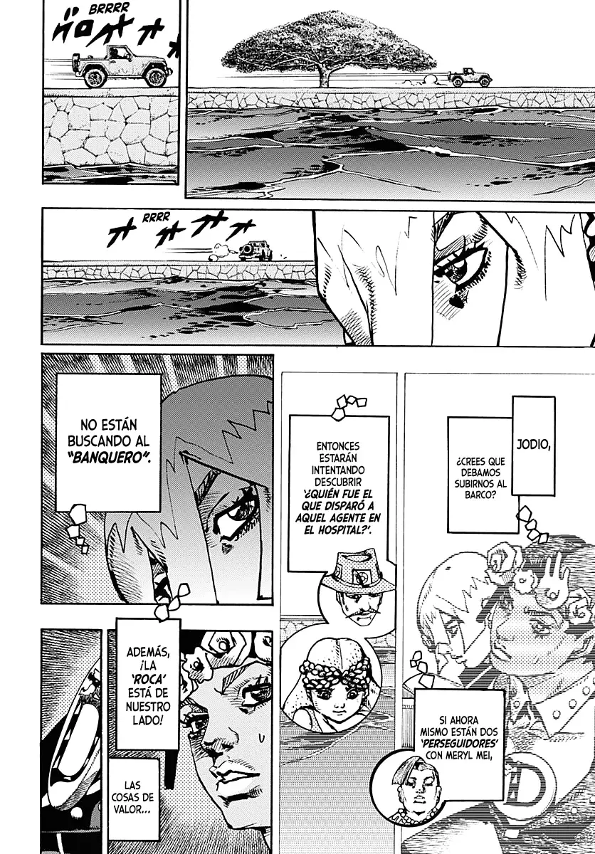 JoJo's Bizarre Adventure Parte 9: The JoJoLands Capitulo 23: El Cobro Del Banco Dolphin, Parte 2 página 15