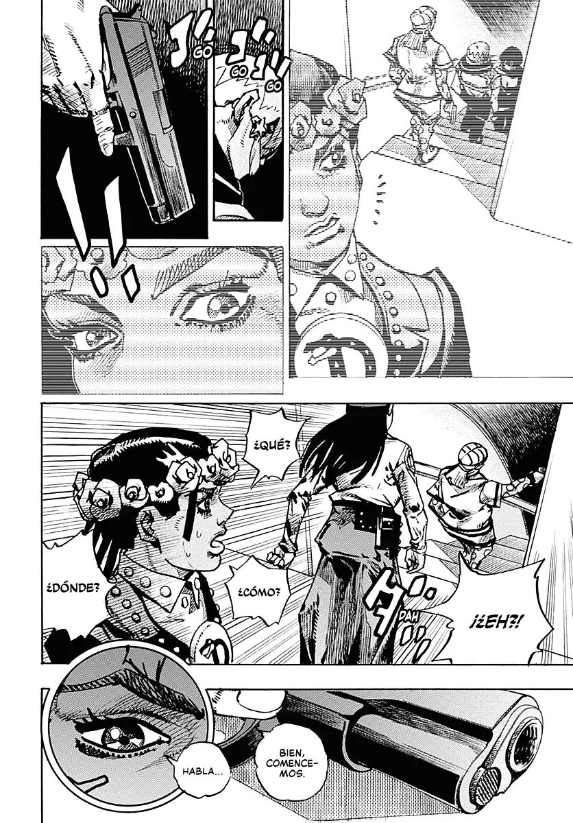 JoJo's Bizarre Adventure Parte 9: The JoJoLands Capitulo 23: El Cobro Del Banco Dolphin, Parte 2 página 20