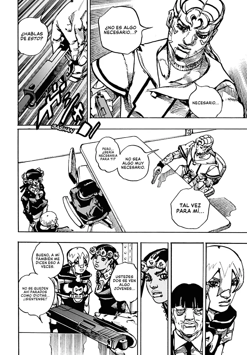 JoJo's Bizarre Adventure Parte 9: The JoJoLands Capitulo 23: El Cobro Del Banco Dolphin, Parte 2 página 22