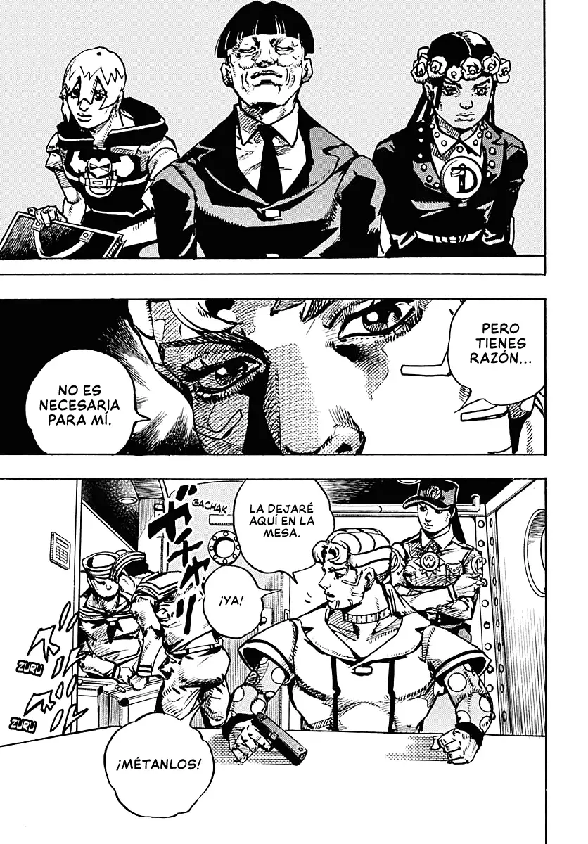 JoJo's Bizarre Adventure Parte 9: The JoJoLands Capitulo 23: El Cobro Del Banco Dolphin, Parte 2 página 23