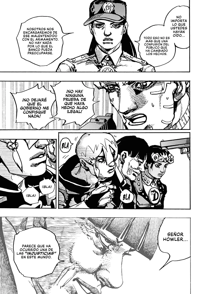 JoJo's Bizarre Adventure Parte 9: The JoJoLands Capitulo 23: El Cobro Del Banco Dolphin, Parte 2 página 29