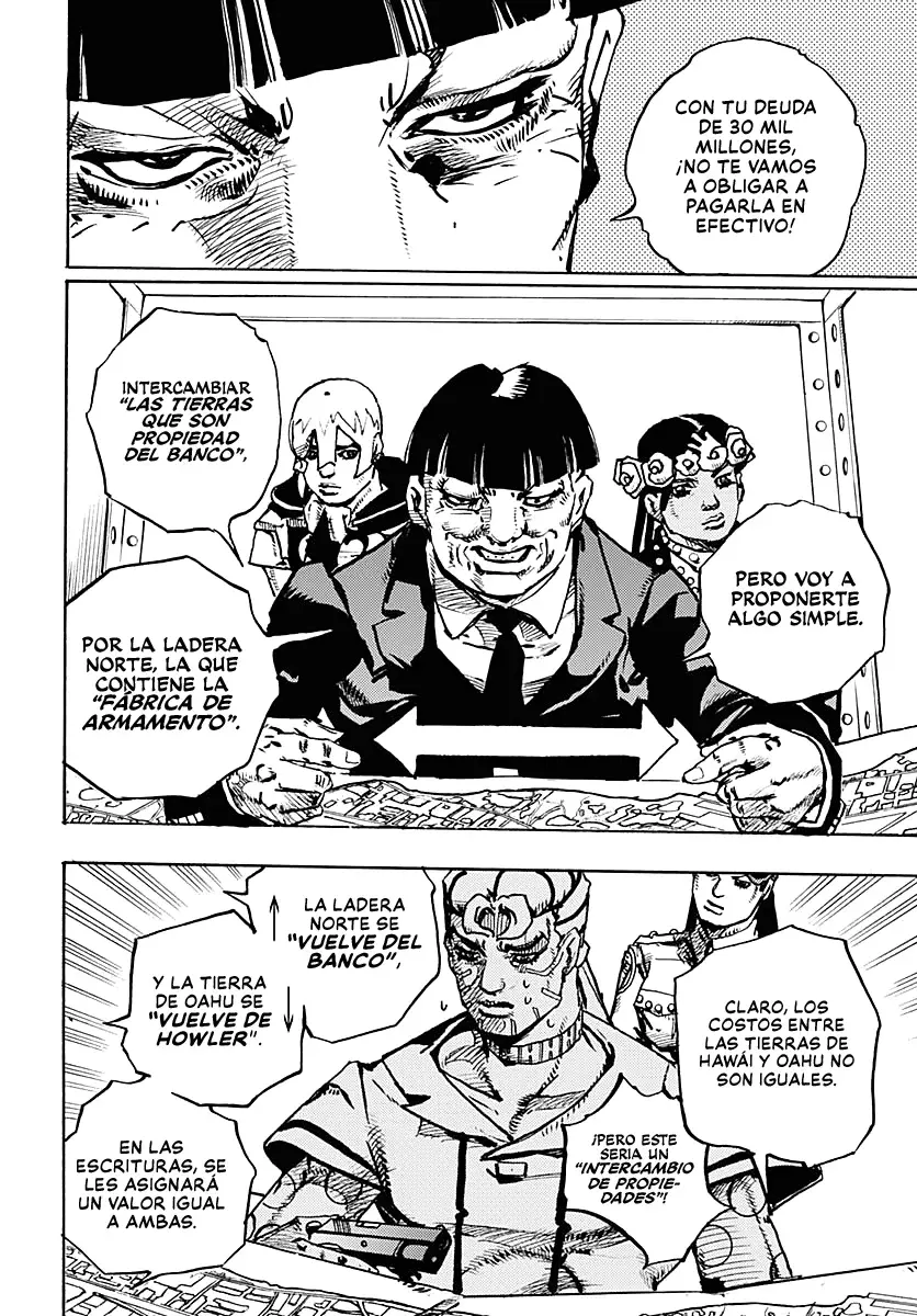 JoJo's Bizarre Adventure Parte 9: The JoJoLands Capitulo 23: El Cobro Del Banco Dolphin, Parte 2 página 31