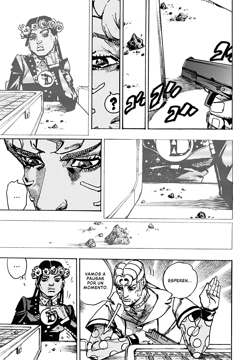 JoJo's Bizarre Adventure Parte 9: The JoJoLands Capitulo 23: El Cobro Del Banco Dolphin, Parte 2 página 36