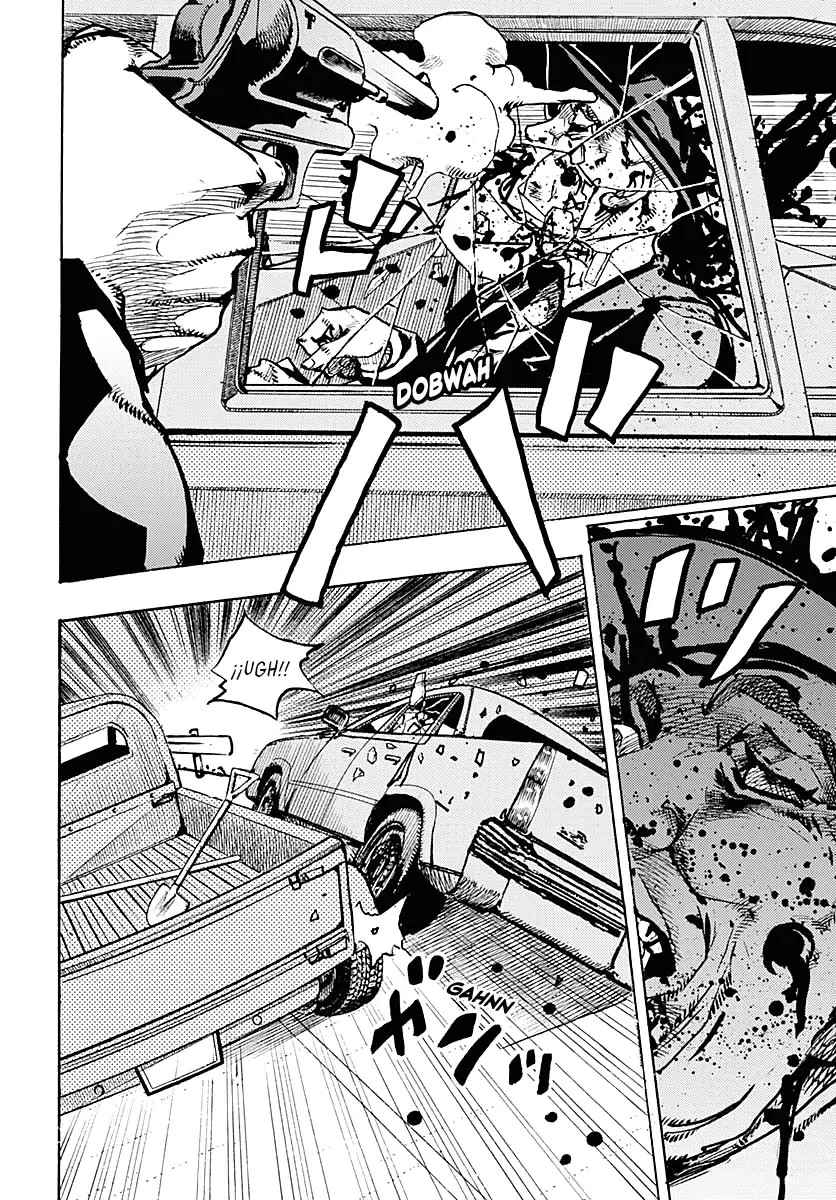 JoJo's Bizarre Adventure Parte 9: The JoJoLands Capitulo 23: El Cobro Del Banco Dolphin, Parte 2 página 7