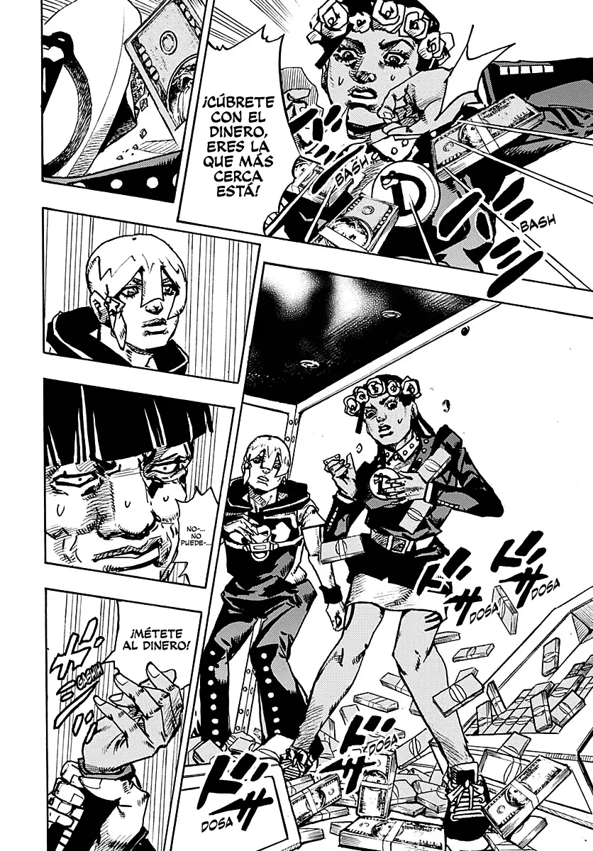 JoJo's Bizarre Adventure Parte 9: The JoJoLands Capitulo 24: El Cobro Del Banco Dolphin, Parte 3 página 10