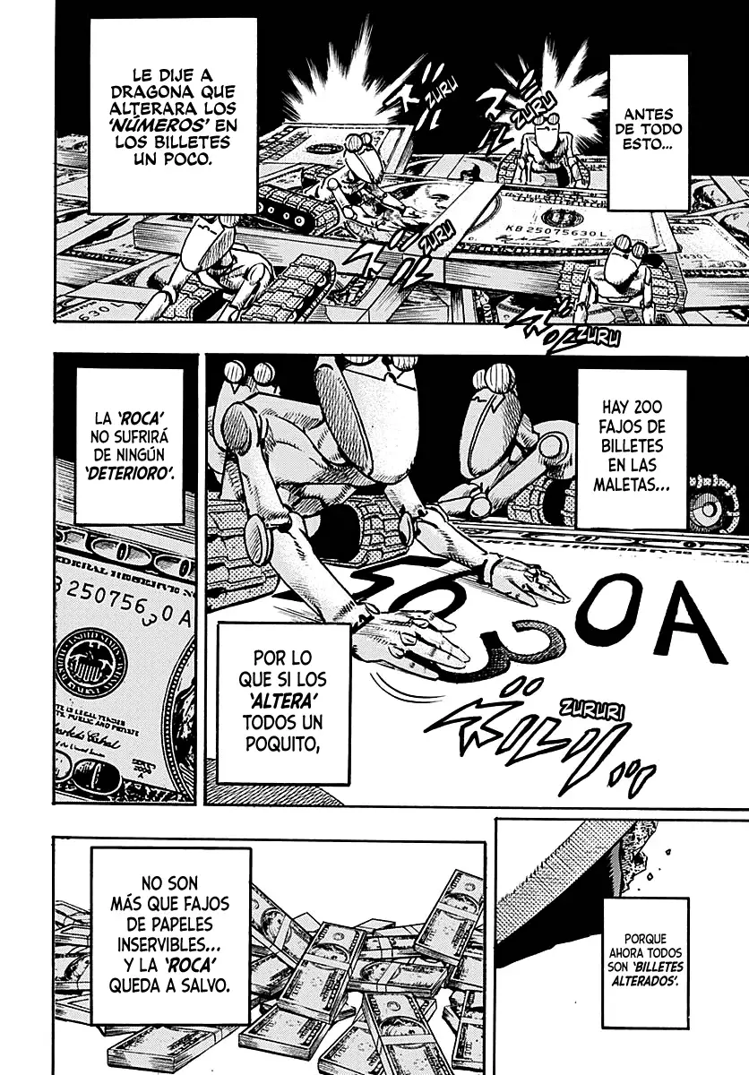 JoJo's Bizarre Adventure Parte 9: The JoJoLands Capitulo 24: El Cobro Del Banco Dolphin, Parte 3 página 14