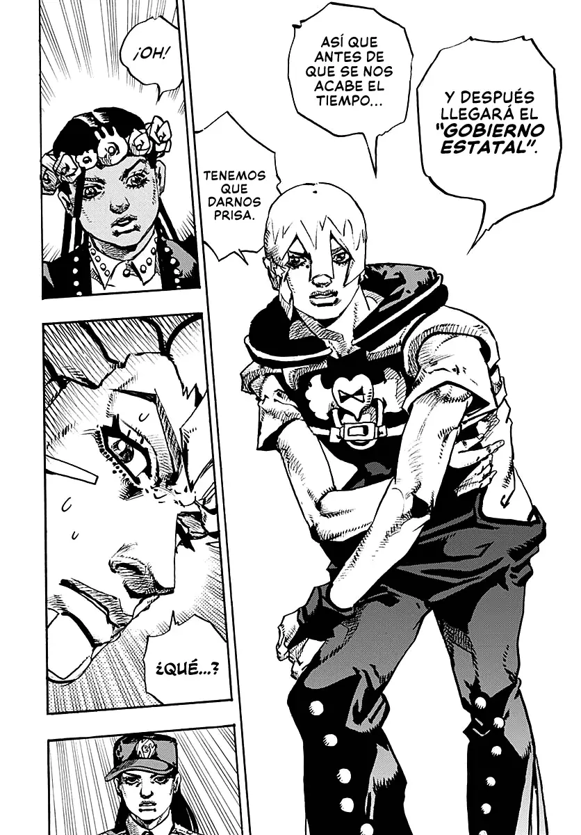 JoJo's Bizarre Adventure Parte 9: The JoJoLands Capitulo 24: El Cobro Del Banco Dolphin, Parte 3 página 23