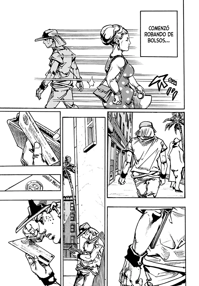 JoJo's Bizarre Adventure Parte 9: The JoJoLands Capitulo 24: El Cobro Del Banco Dolphin, Parte 3 página 29