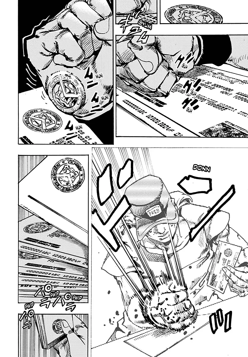 JoJo's Bizarre Adventure Parte 9: The JoJoLands Capitulo 24: El Cobro Del Banco Dolphin, Parte 3 página 30