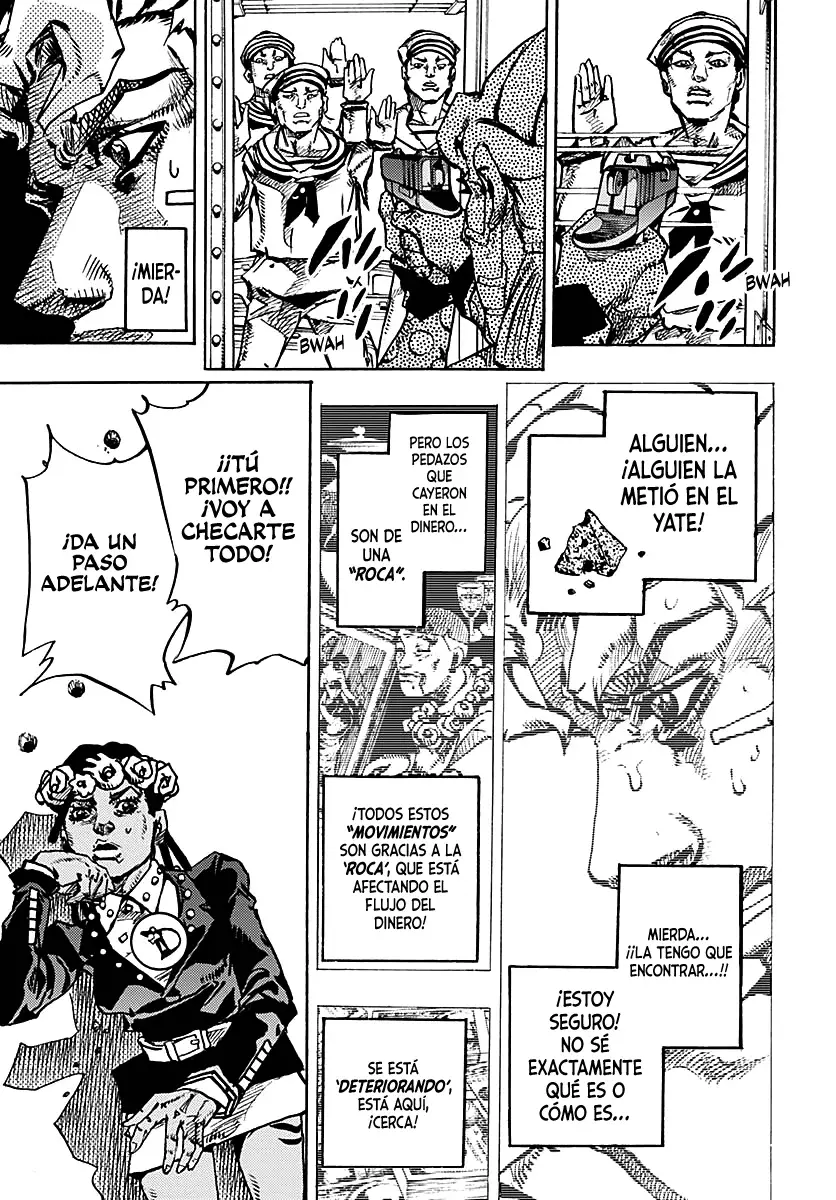 JoJo's Bizarre Adventure Parte 9: The JoJoLands Capitulo 24: El Cobro Del Banco Dolphin, Parte 3 página 7