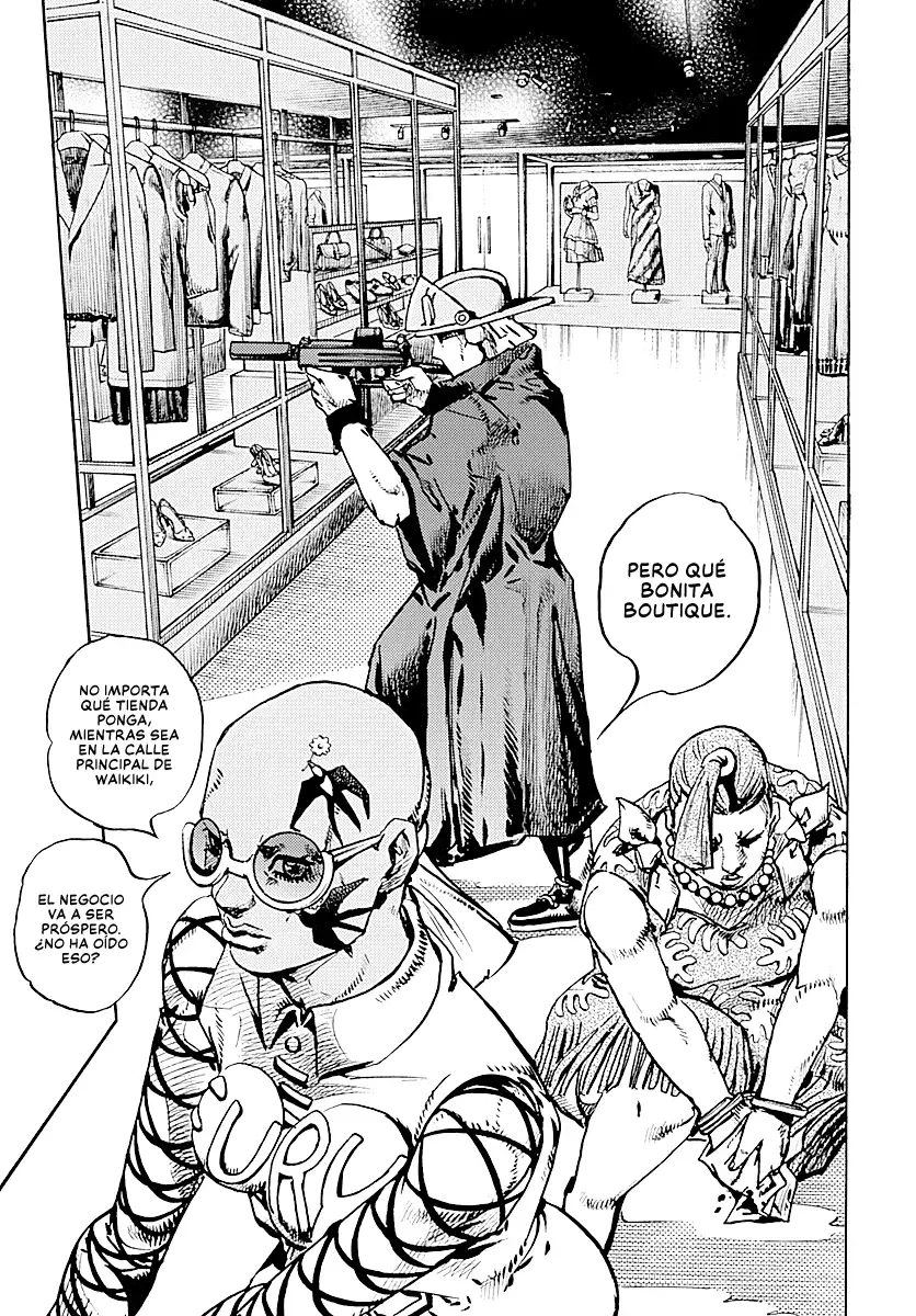 JoJo's Bizarre Adventure Parte 9: The JoJoLands Capitulo 25: La investigación de Laem Chabang página 10