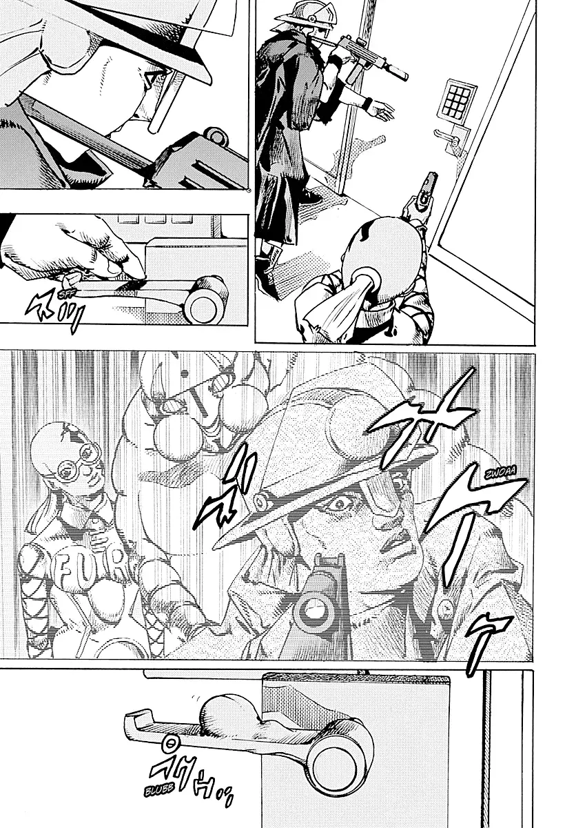 JoJo's Bizarre Adventure Parte 9: The JoJoLands Capitulo 25: La investigación de Laem Chabang página 12