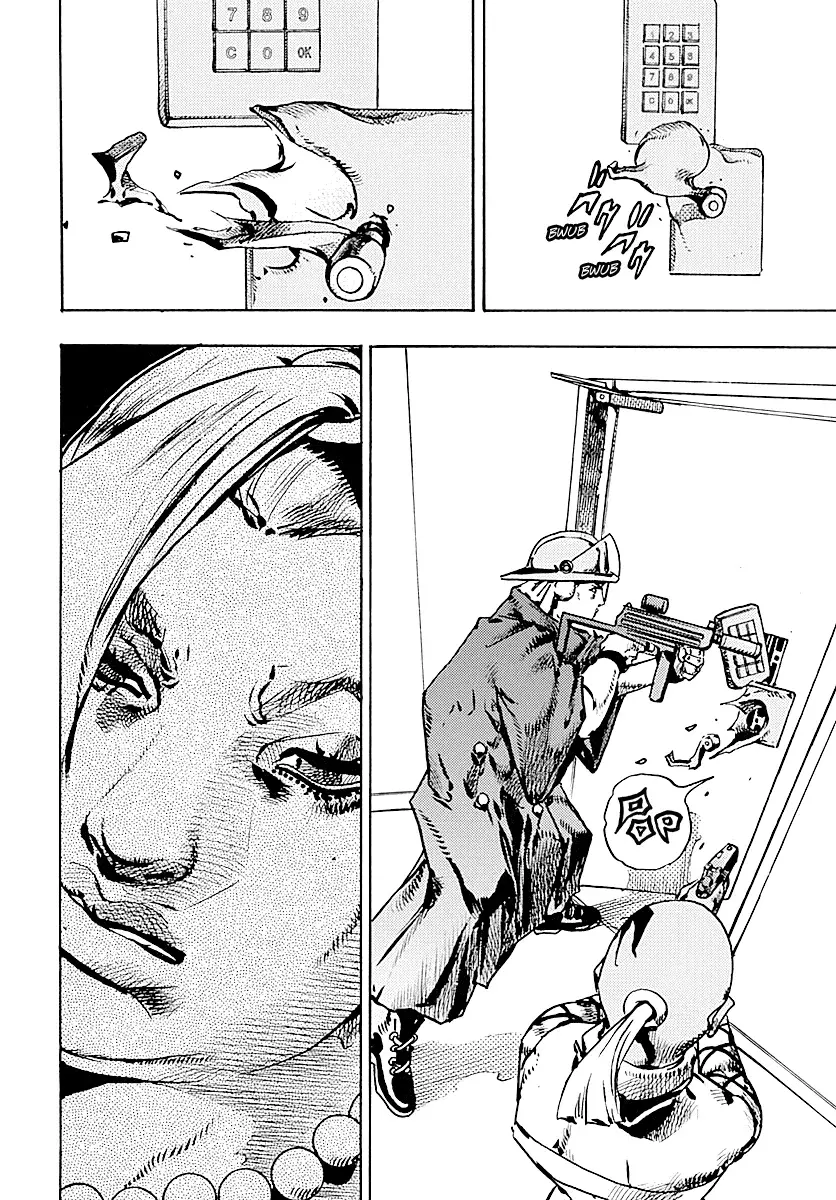 JoJo's Bizarre Adventure Parte 9: The JoJoLands Capitulo 25: La investigación de Laem Chabang página 13