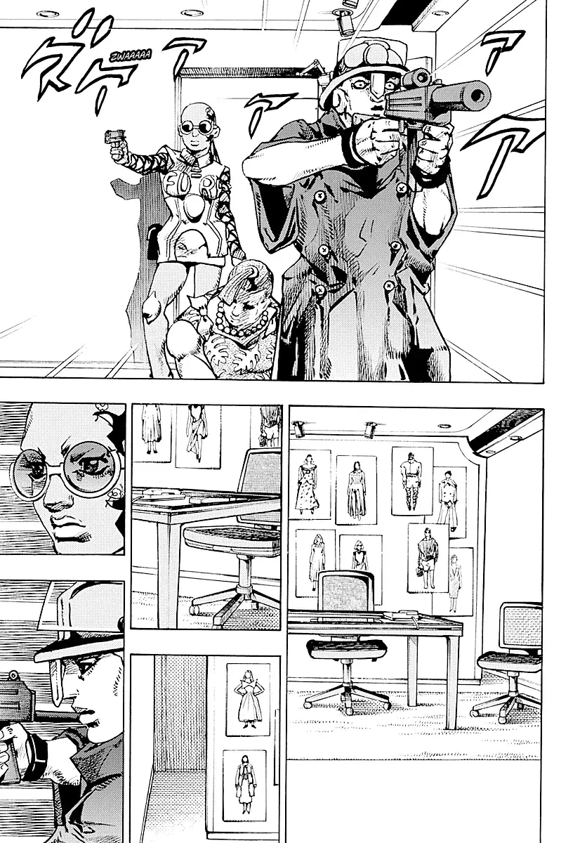 JoJo's Bizarre Adventure Parte 9: The JoJoLands Capitulo 25: La investigación de Laem Chabang página 14