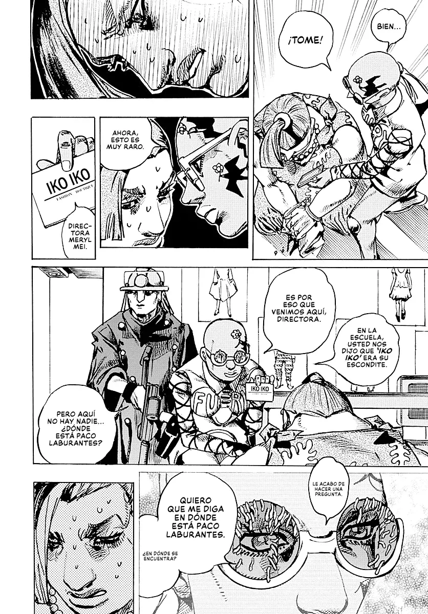 JoJo's Bizarre Adventure Parte 9: The JoJoLands Capitulo 25: La investigación de Laem Chabang página 18